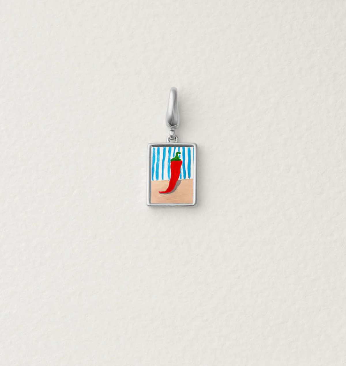Chili Charm – Hand-Painted Red Pepper Charm - Image 2