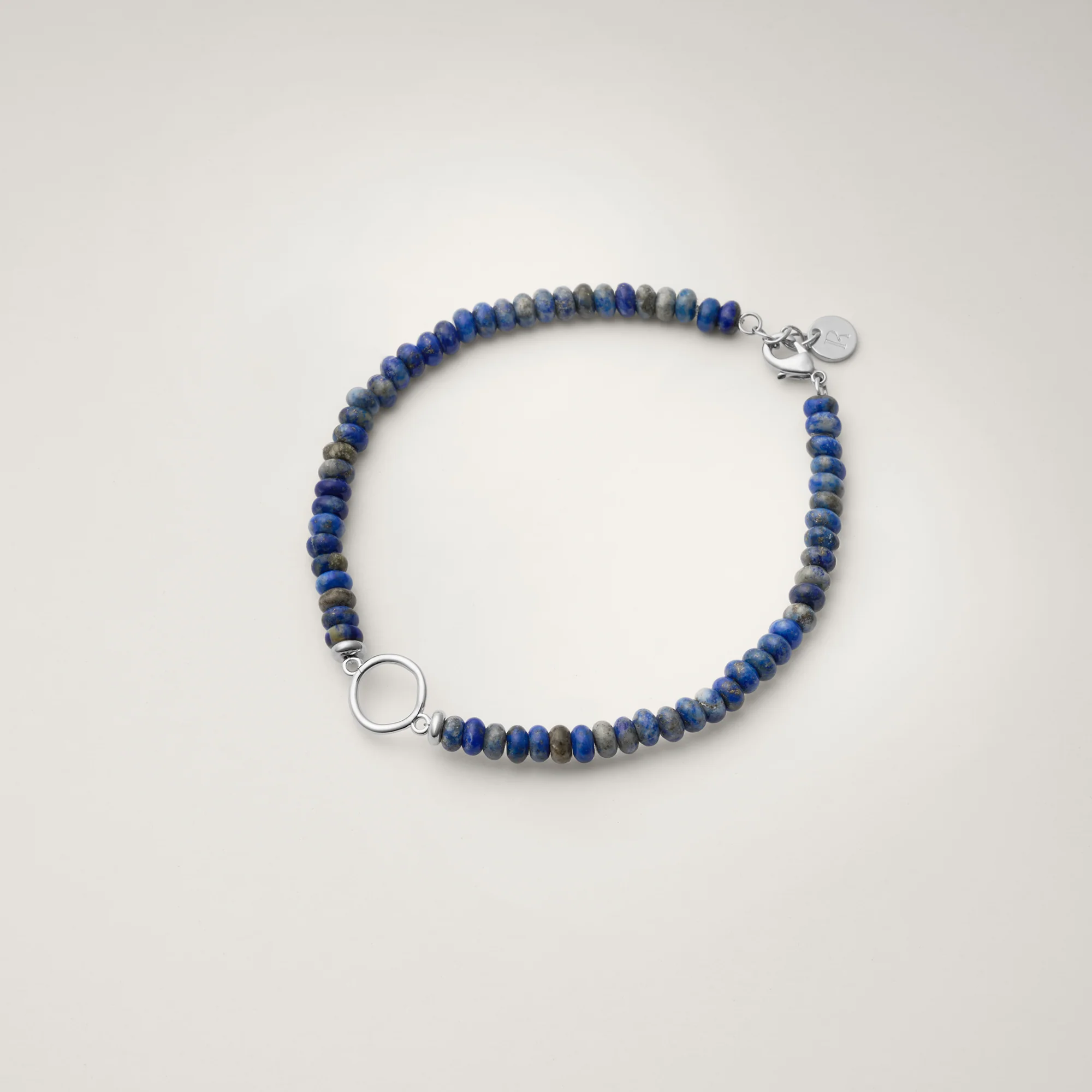 Clara Blue Lapis Circle Bracelet - Image 3