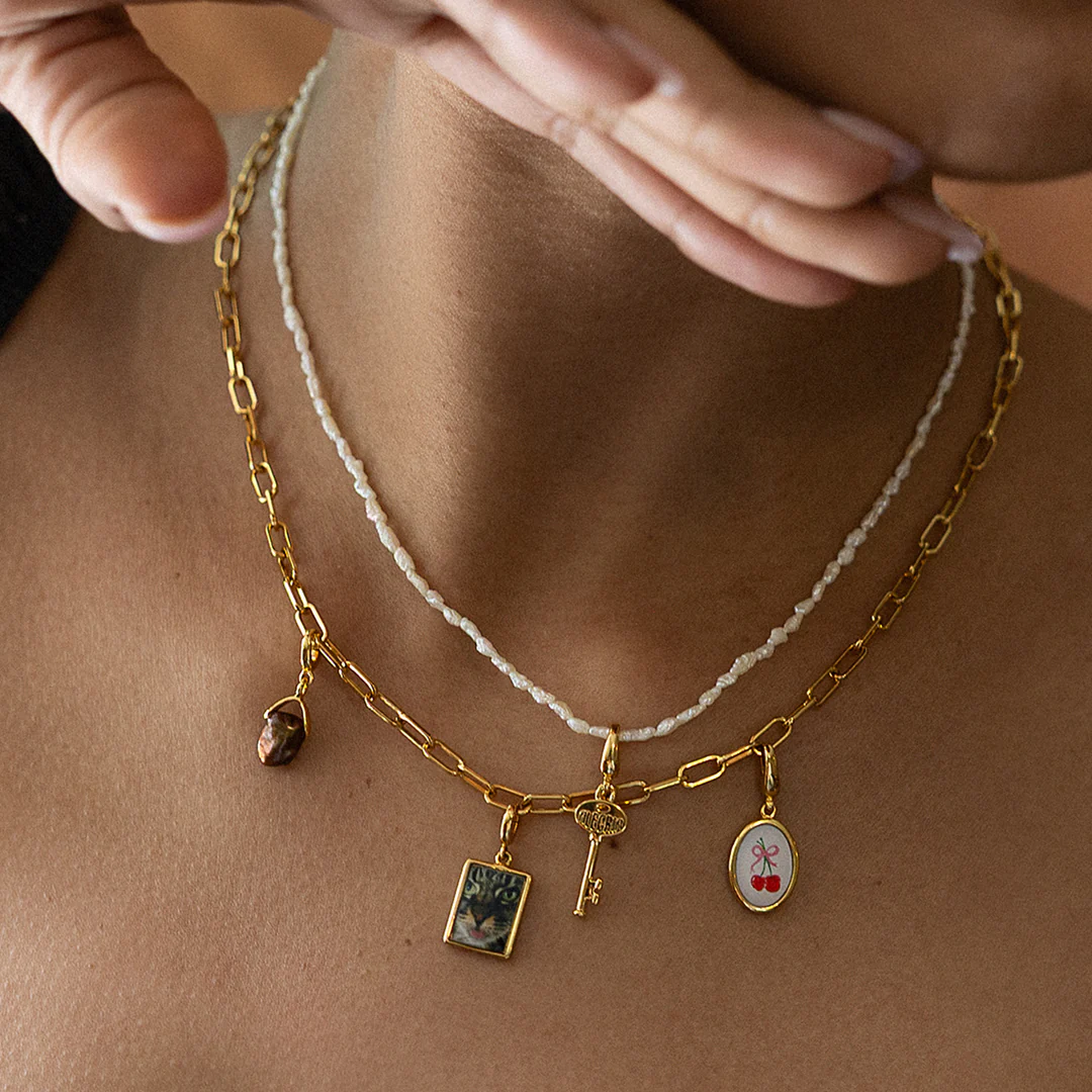 Cherry Charm - Hand-Painted - Image 2