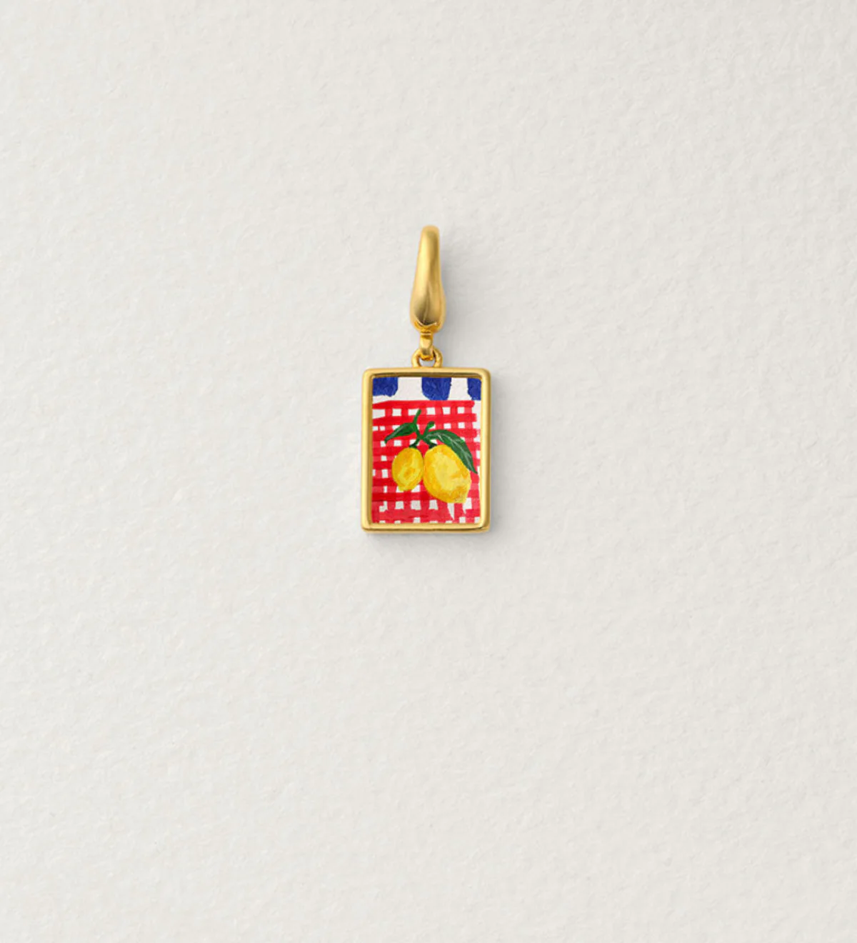 Limonada Charm – Hand-Painted Lemon Charm
