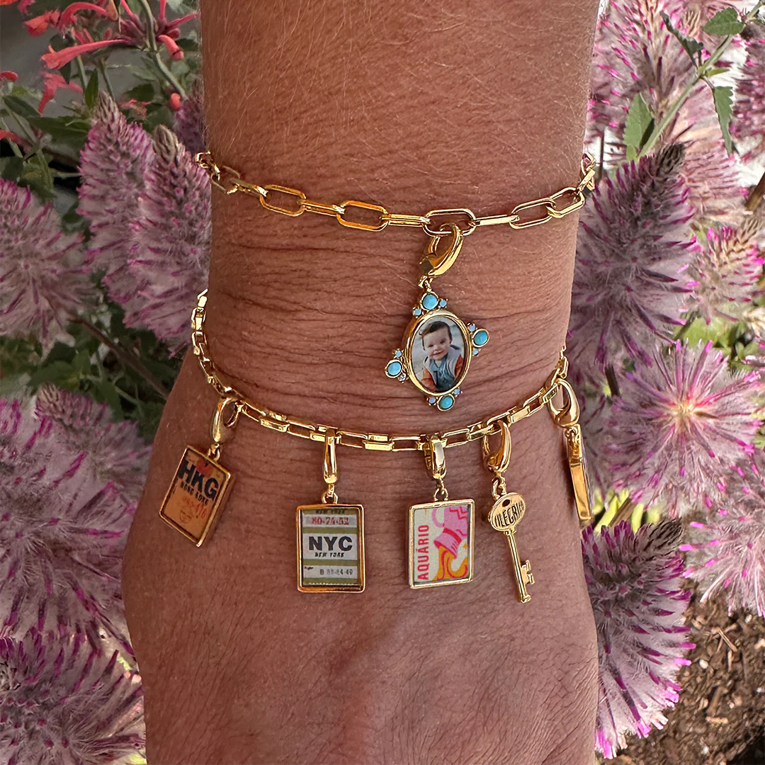 NYC Flight Tag Charm - Image 2