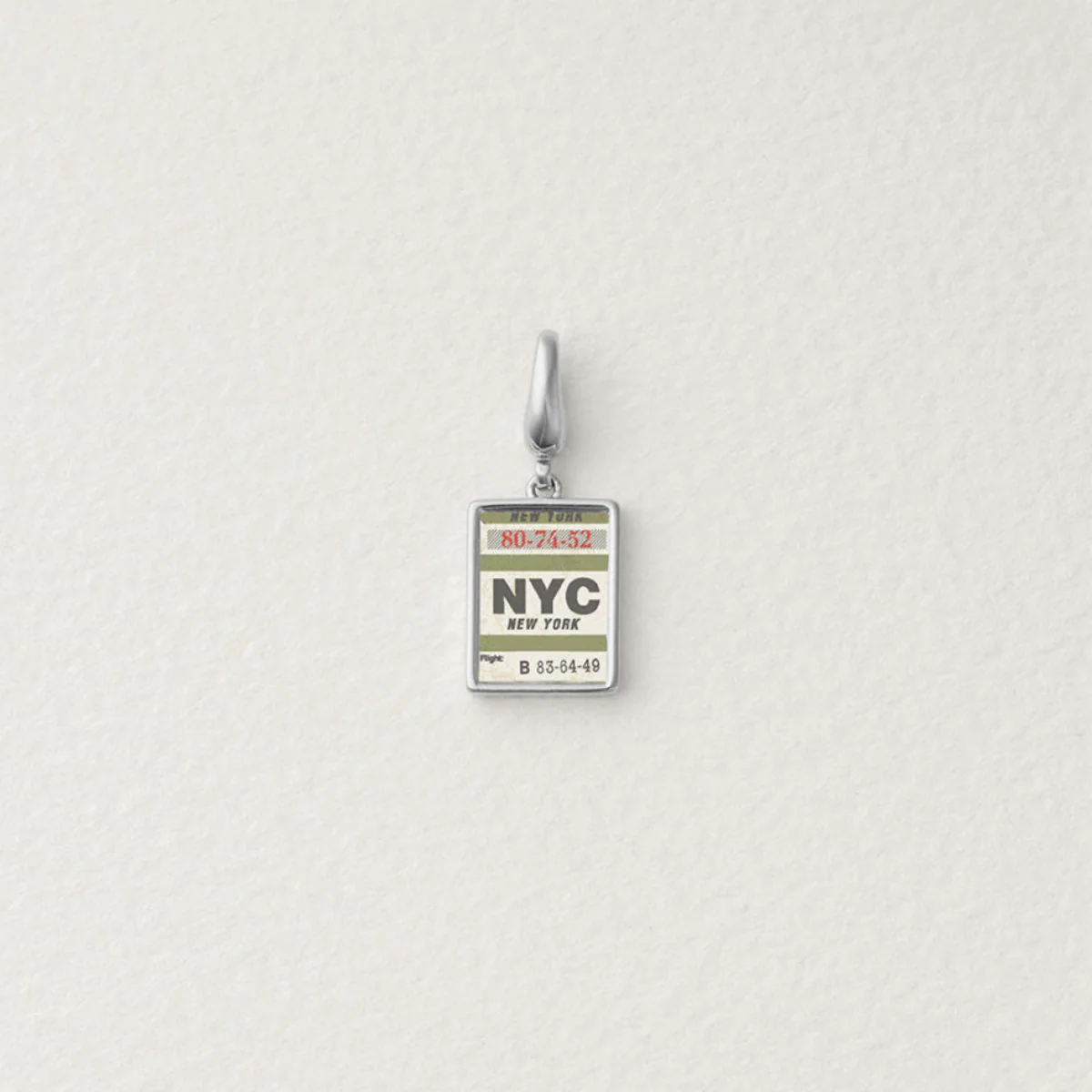 NYC Flight Tag Charm - Image 3
