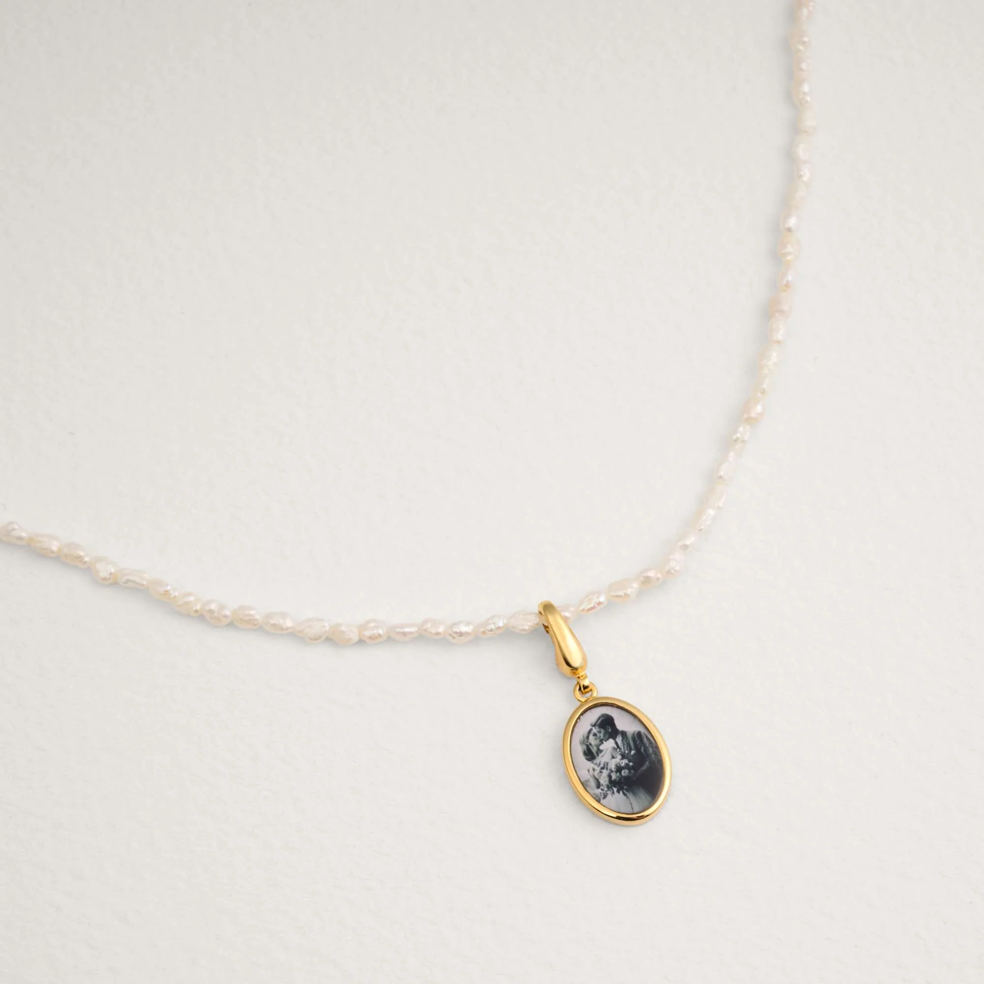 Ophelia Dainty Freshwater Pearl Necklace - Image 2