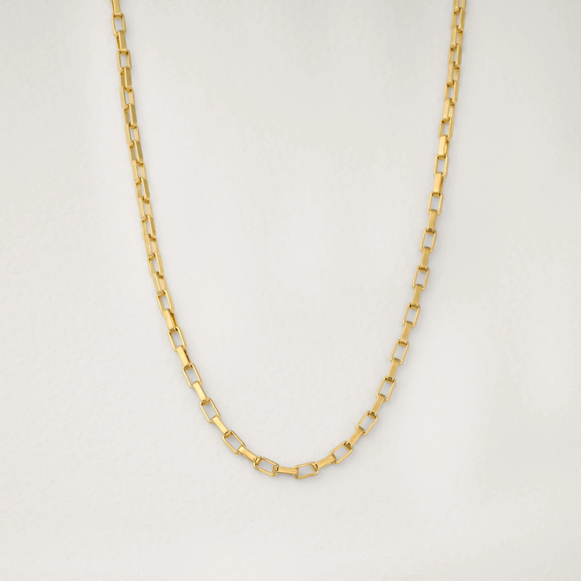Hugo Square Paperclip Chain Necklace
