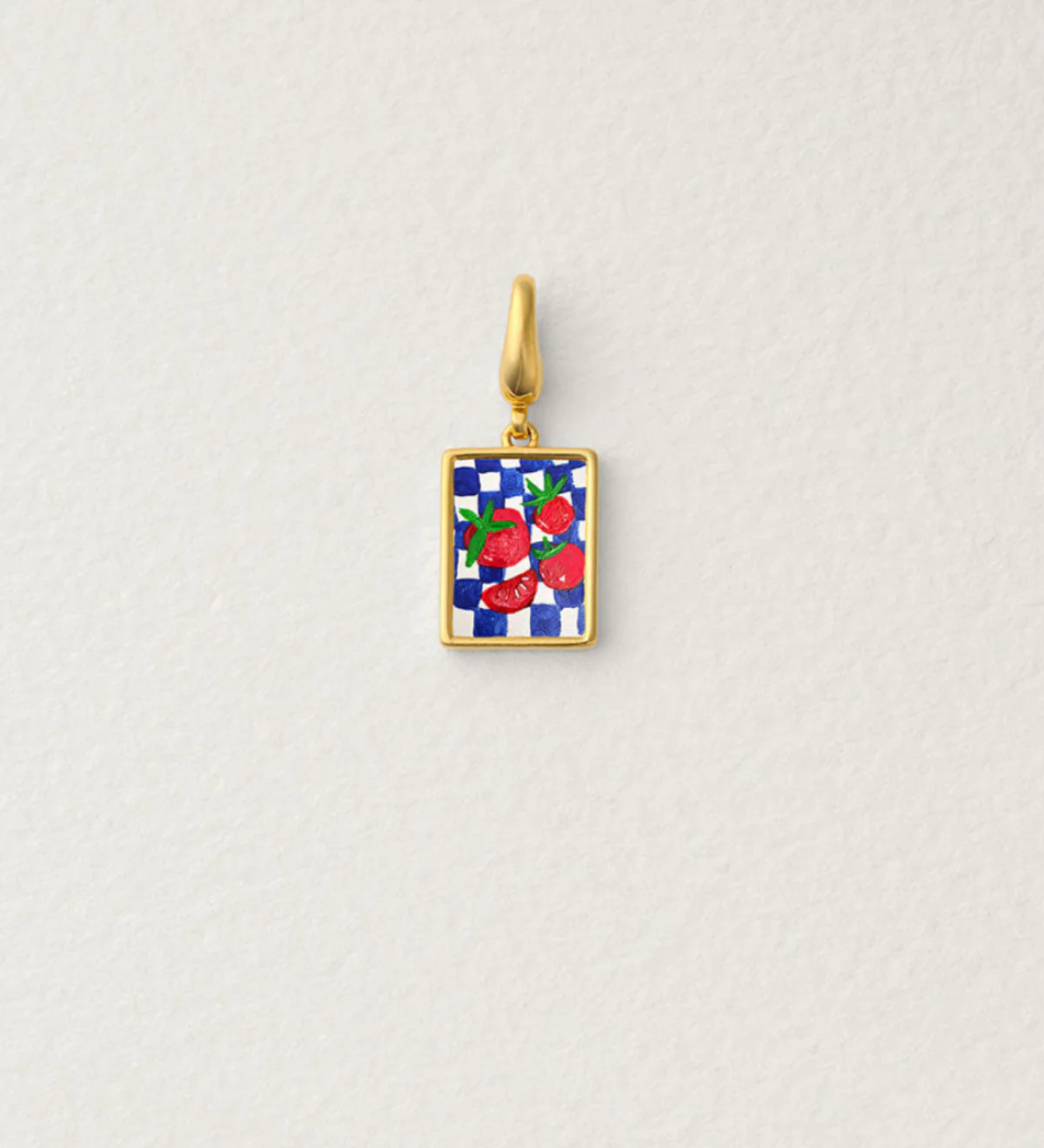 Tomate Charm – Hand-Painted Tomato Charm